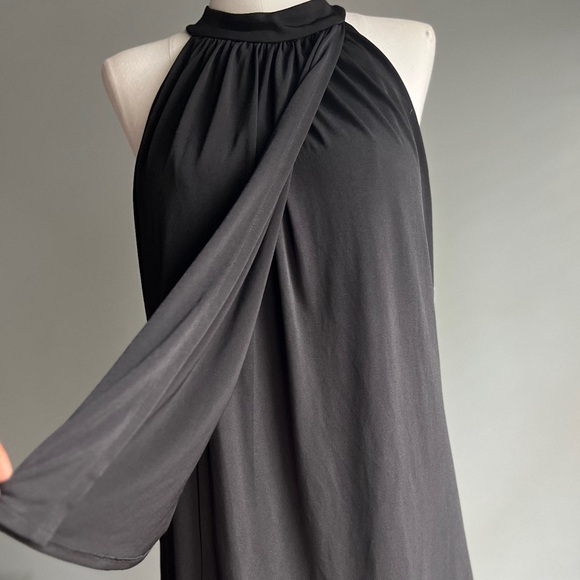 NWT Laundry by design Black Paneled Stretch Dress Size 12 - Picture 6 of 8